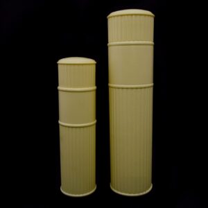 Round Striped Talcum Bottle - 2 sizes