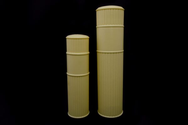 Round Striped Talcum Bottle - 2 sizes