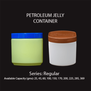 Petroleum Jelly Bottles - Regular Series - 11 Sizes