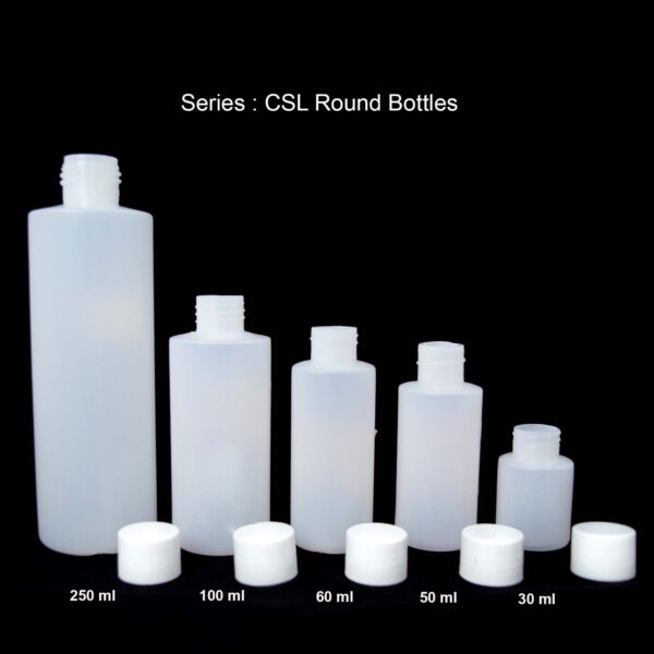 Round Cream/ Shampoo/ Lotion Bottles- 30ml, 50 ml, 60 ml, 100ml, 125 ml, 250 ml